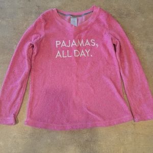 Secret Treasures Fuzzy Pajama top